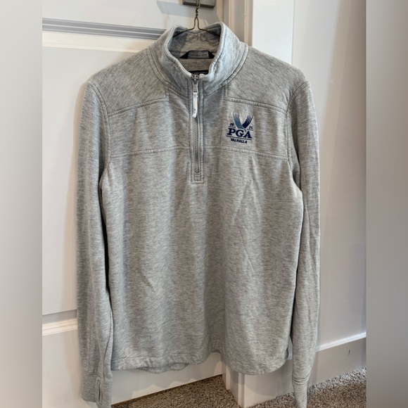 Vineyard Vines Tops - Vineyard Vines 2024 PGA Championship Women's Dreamcloth Shep Shirt in Light Grey
